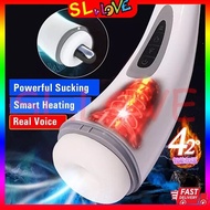 Leten Automatic soft Strong Sucking Male Masturbator Heating Vibration Adult Sex Toys For Men