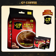 G7 COFFEE - 越南中原G7美式醇黑即溶咖啡 無糖黑咖啡 (2克❎100包) 200g 齋啡 萃取 美式咖啡 平行進口 (此日期前最佳：2026年12月1日)