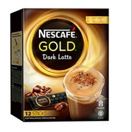 READY STOCK NESCAFE GOLD Dark Latte 12sticks