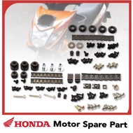 HONDA WAVE DASH110 FULL COVER SCREW SET COMPLETE SKRU HANDLE COVER SET SHOOT SHOT SUIT LEGSHIELD LEG