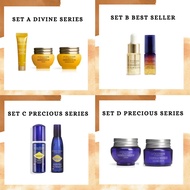 Loccitane travel size set divine cream / reset serum / youth oil / eye cream