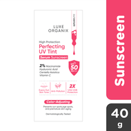 Luxe Organix Perfecting UV Tint Serum Sunscreen SPF 50 PA +++ 40g