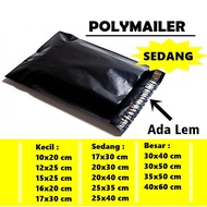 [y25] plastik polymailer lem packing paket baju fashion 20x30 25x35 cm - 1pc 20x30cm lem