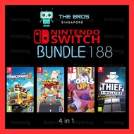 (4 in 1) Overcooked 2 + Moving Out + Tools Up + Thief Simulator (Nintendo Switch) Digital Games