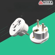 Universal Travel Adapter AU US UK to EU Plug 16A - White