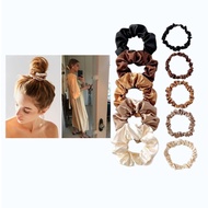 Liveon aesthetic daily scrunchie hair tie band 10pcs