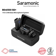Saramonic Blink500 B2+ 4-in-1 Wireless Microphone System UNIVERSAL COMPATIBILITY 3.5mm TRS &amp; TRRS, USB-C, and Lightning