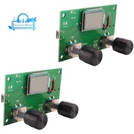 2 Pieces Digital FM Receiver Module, Radio Receiver Module Digital Stereo Board LCD Display  PLL 76.