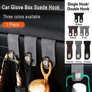 Volvo Car Copilot Hook Front Glove Box Suede Leather Hook Car Storage Hook Suitable For Volvo V60 XC