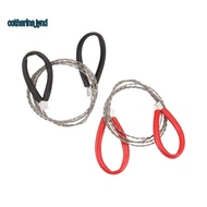 2 PC PVC Pipe Cable Saw Stainless Steel Wire Saw Hand Pocket String Rope Saw Emergency Survival Wire
