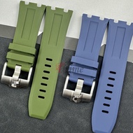 Silicone Watch Accessories Band for Audemars and Piguet Royal Oak Strap Original  15710 26470 Rubber