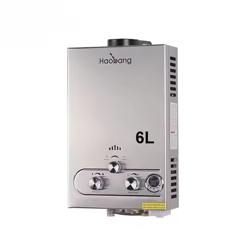 -In Stock Trending Hot Product 6L Camping Caravan Instant Tankless LPG Gas Water Heater