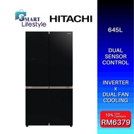 Hitachi Multi Door Bottom Freezer Inverter Refrigerator (645L) R-WB700VM2