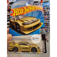 Hotwheel Original LB SUPER SILHOUETTE NISSAN SILVIA S15 (Gold) Liberty Walk