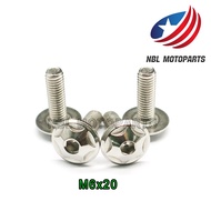 น๊อตเลส คอนโซล ลายM150 เบอร์10 (M6) ราคาต่อตัว