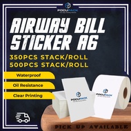 【500PCS】Thermal Sticker A6 Stack Fanfold Roll 100*150mm High Quality Consignment Note Barcode 热敏贴纸 Airway Bill Sticker