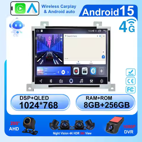 8.4 inch Android 15 Car Radio For Dodge Charger Challenger 2015-2019 Replacement Wireless Carplay An