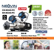 Neovin SH 550W / 0.75Hp PC Stainless-Steel Multi-Stage Booster Pump