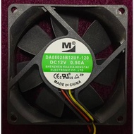 New CPU Cooling Fan For DA08025B12UF 12V 0.50A 8CM 8025 Inverter Chassis Power Cooler Fan 80x80x25mm