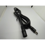 DC extension cord jack 5521 (1.5m 2x1.5mm2 15A 180W)/ DC extension cord jack 5521 with two male and 