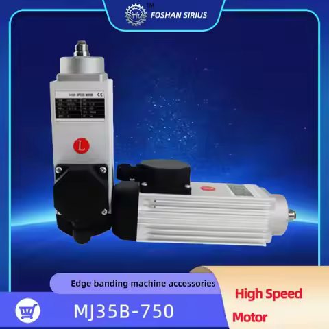 1pc MJ35B-750H 0.75KW 300HZ/18000RPM (16mm) High Speed End Cutting Motor for Edge Banding Machine
