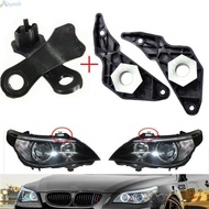 4pc Right+Left Headlight Repair Brackets Durable Fits For E60 E61 525i 530i 540i