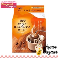 UCC UESHIMA COFFEE Oishii Decaffeinated Coffee Drip Coffee 1 pack (16 bags)