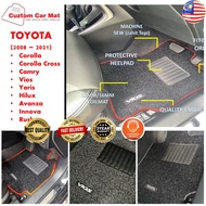 [READY STOCK][FAST DELIVERY] TOYOTA VIOS / YARIS Karpet Carpet Coilmat Floormat