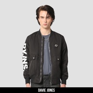 DAVIE JONES [ Black Street Project ] เสื้อแจ็คเก็ต บอมเบอร์ ทรงสลิม Bomber Slim fit Jacket JK0031 สี