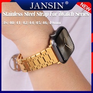 สาย สำหรับ Apple Watch 10 Ultra 49mm 46mm สายนาฬิกา สายรัดสแตนเลสของ iWatch Series Ultra 10 9 8 7 6 