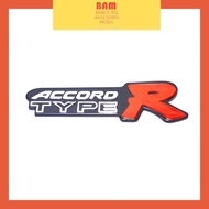Accord Type R Car Writing Emblem
