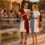 RIVERSIDE Greek Costume, Ancient Adult Roman Costume, Solider Couple Gladiator Costume Halloween