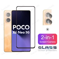 POCO X6 Neo 5G Tempered Glass for Xiaomi POCO X3 NFC M6 M4 M3 X6 X5 X4 X3 F5 F4 F3 Pro 5G 4G M5 M5s 