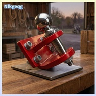 [nlkgeqg] Ball Hitch Compact Polished Chrome Hitch Ball Threaded Black 50 Tow Hook