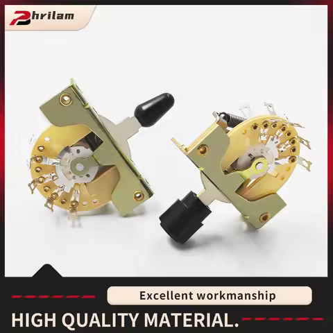 PHRILAMUltra 3-way/5-way Heavy Duty Switch, Electric Guitar Pickup Selector Switch, Guitar 3-way/5-w