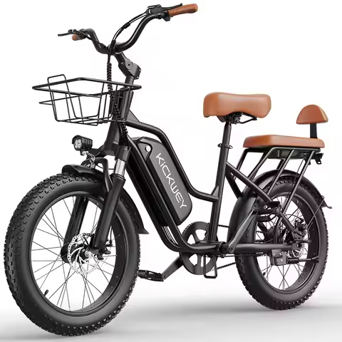 1500W Electric Commuting Bike for Adults 1500W Dual Seat City Family Ebike