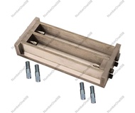 Steel Two-Gang Prism Mould 25x25x285mm for ASTM C151, 250mm G 4 Points, Cement/Mortar Shrinkage