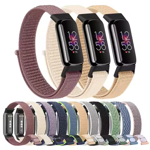 Nylon Strap For Fitbit Luxe Band Bracelet Replacement For Fitbit Luxe Watchband Adjustable WristBand