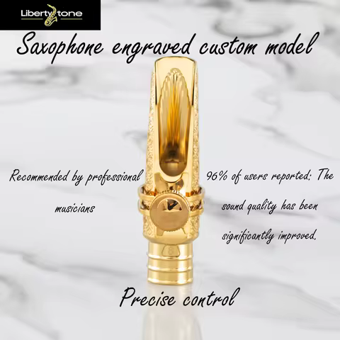 Professional male alto saxophone selmer mouthpiece Comes with a fixed ring cover Durable brass acces