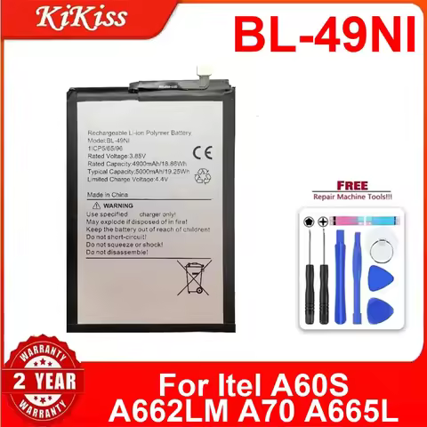 BL-49NI Batteries For Itel A60S A662LM A70 A665L Li-ion Polymer Mobile phone Battery