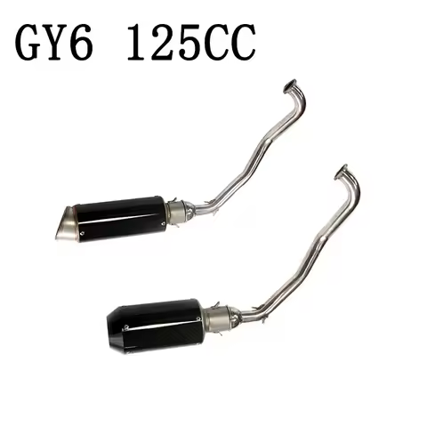 GY6125 GY6150 Motorcycle exhaust pipe modification Suitable for 100cc 125cc GY6 full system