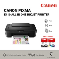 🔥FREE 1 Set Ink🔥 Canon PIXMA E410/E470/G2010 All In One Ink Efficient Printer/Laser Printer (Print/Scan/Copy)