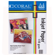 Coral Inkjet Paper 100 Sheets A4 110 gsm Matte Matte Photo Paper