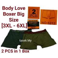 [3XL - 6XL] Body Love Boxer Big Size / Spender/ / Seluar Dalam Lelaki Saiz Besar
