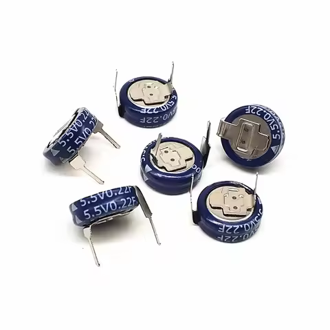 10pcs 5.5V 0.22F H type energy storage memory 5.5V0.22F