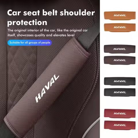 Car Seat Belt Cover Adjustable Car Safety Belt Cover Shoulder Pad For Haval F7 H6 H1 H2 H3 H4 H5 H7 