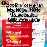 VOUCHER KOSONG TELKOMSEL SUMBAGTENG