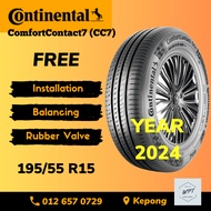 195/55R15 Continental ComfortContact CC7 Installation New Tyre Tire WPT NIPPON Tayar Baru Pasang Ker