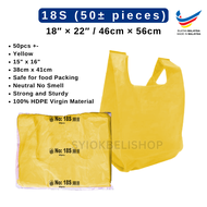 Singlet Plastic Bag (12 x 16 /15 x 16/18 x 22/26 x 33) Tangkai Plastik Beg