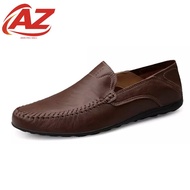 Amazing Mall 06 Men Leather Casual Shoes Kasut Lelaki Size Besar 39-47